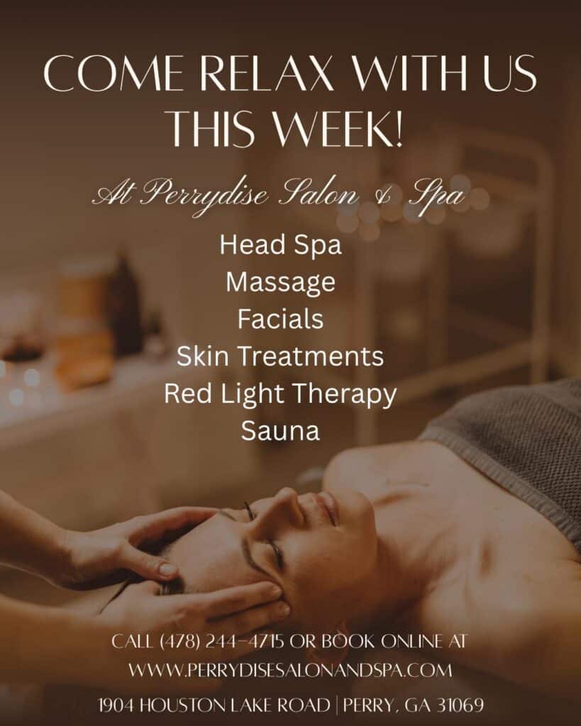 Spas in Perry GA | A Mama’s Guide to Relaxation and Wellness 2 perrydise salon spa in Perry GA