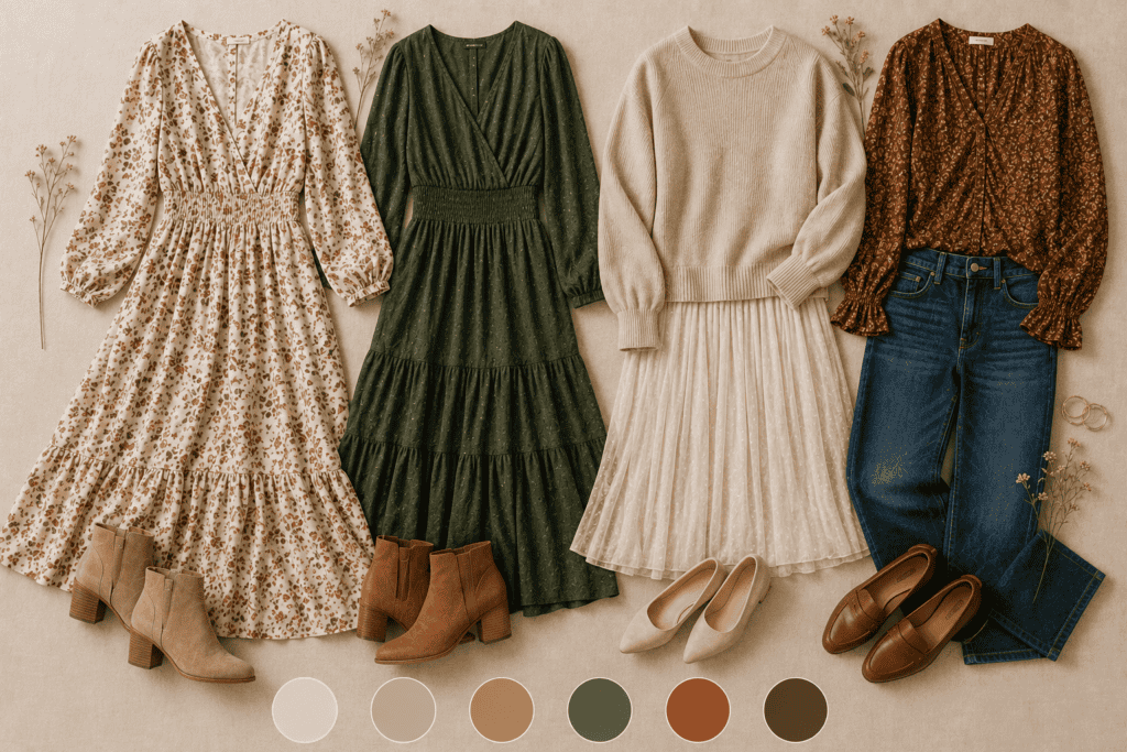 What to Wear for Fall Family Photos in Middle Georgia 8 Moms Fall Outfit Guide1
